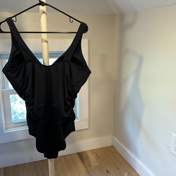 BODEN Talamanca Swimsuit Navy Wrap One Piece Swimwear US Size 16R - Picture 5 of 5